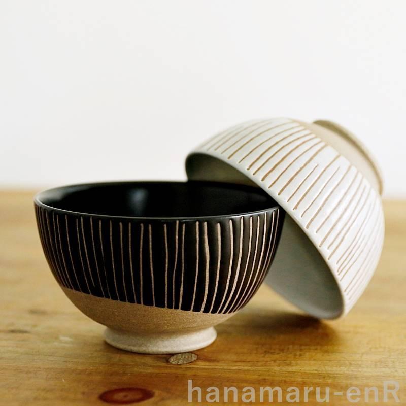 夫婦茶碗 ギフト 有田焼 ペア セット 東原窯 丸十草 黒 白 お茶碗 かわいい おしゃれ お茶わん ご飯茶碗 波佐見焼 北欧雑貨のハナマル 通販 Yahoo ショッピング