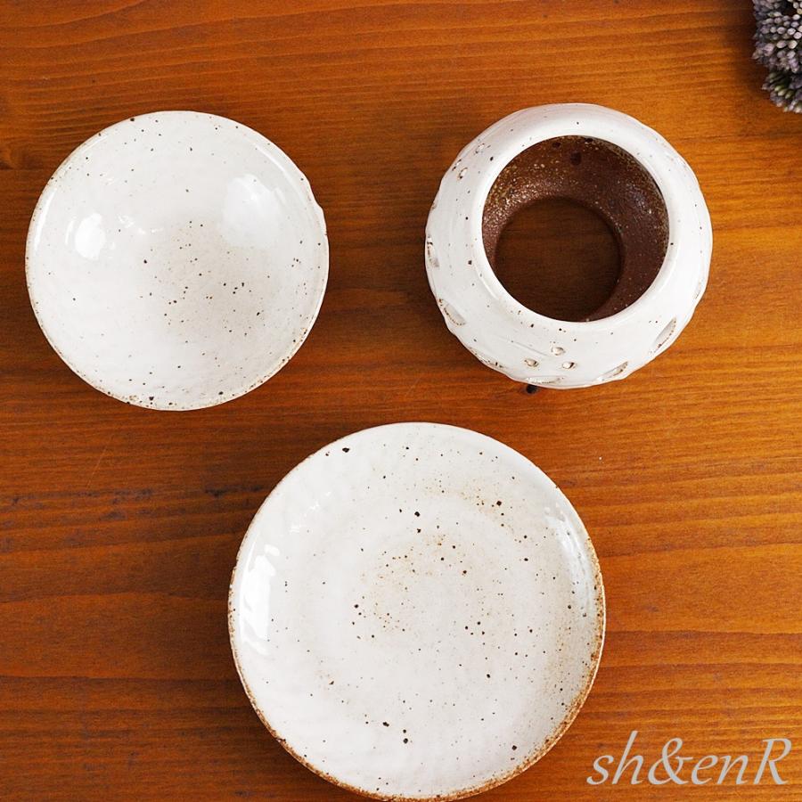 茶香炉 白 おしゃれ 有田焼 茶葉 陶器 焼物 インテリア 和風