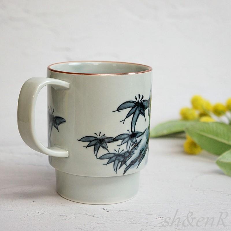 波佐見焼 マグカップ マグ 手描き 虎絵柄 縁起 陶器 大きい コーヒー