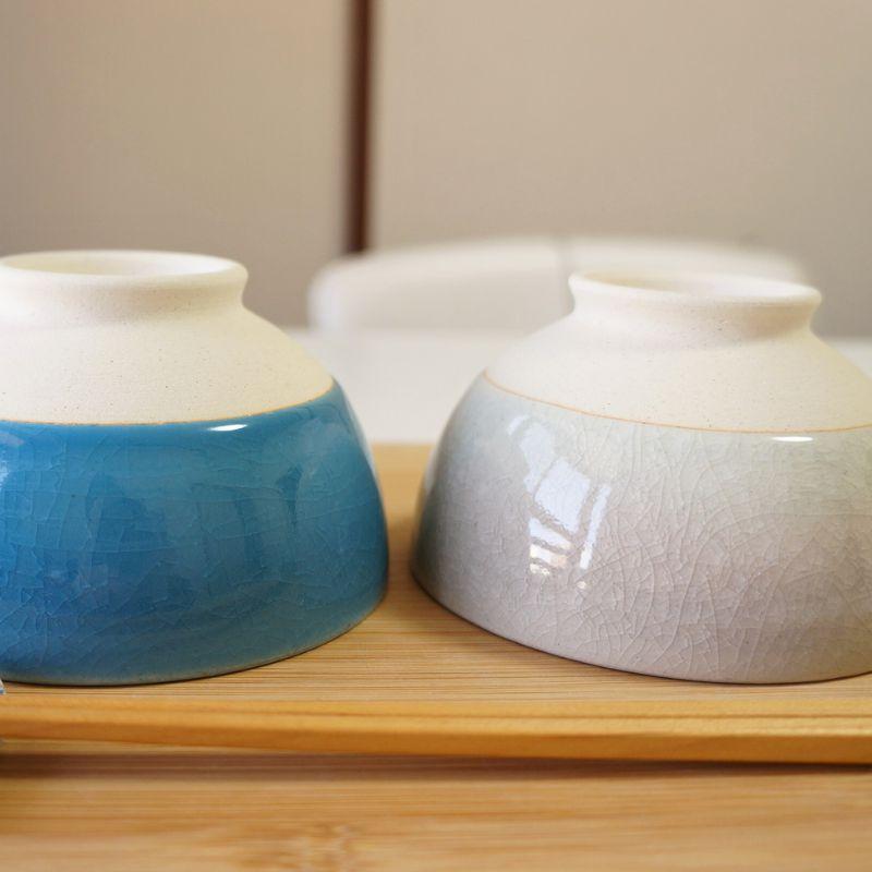 有田焼　陶祥窯　お茶碗　ペア　手びねり 夫婦茶碗 有田焼 茶碗 ペア セット硝子釉並白 東原窯 お茶碗 おしゃれ