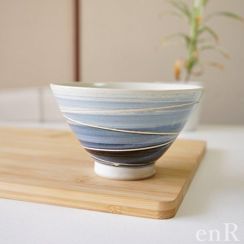 アウトレット 訳アリ 波佐見焼 茶碗 勲山窯 デニム お茶碗 ご飯茶碗