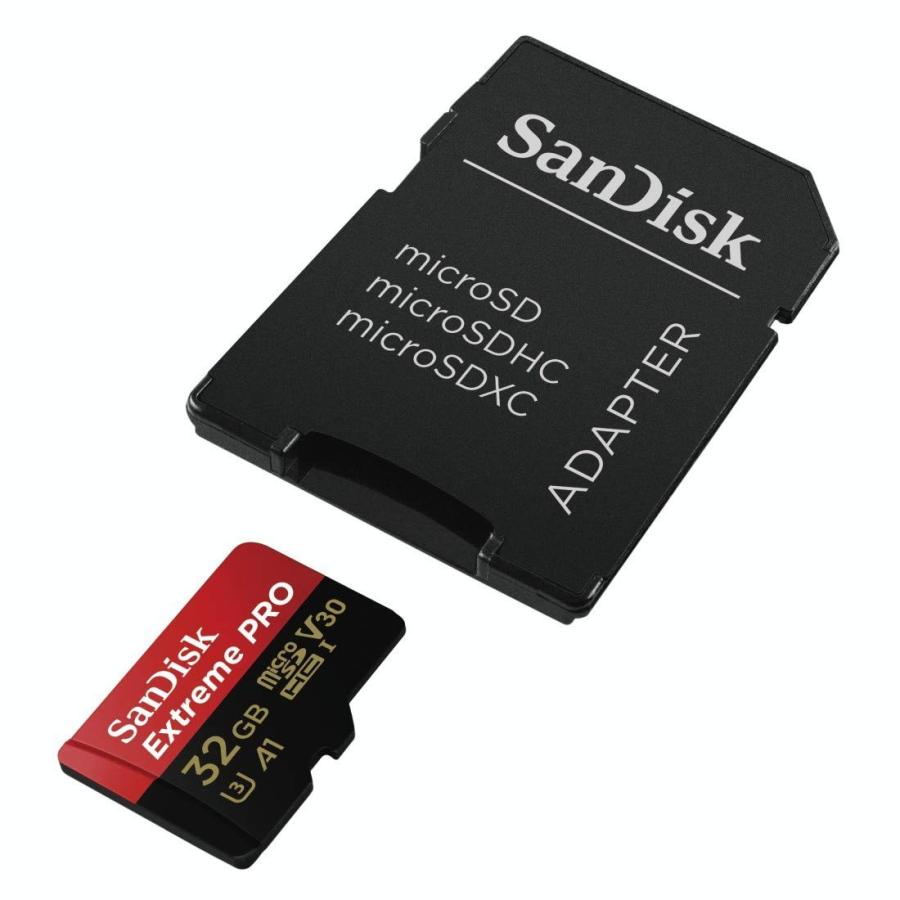 サンディスク SANDISK 32GB microSD 配送員設置送料無料 Extreme 最高の W=90MB R=100MB PRO s SDアダプタ付