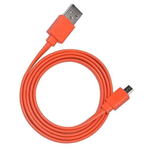 Auoneday 充電ケーブル Micro USBケーブル 急速充電 Android JBL スピーカー交換用 (オレンジ