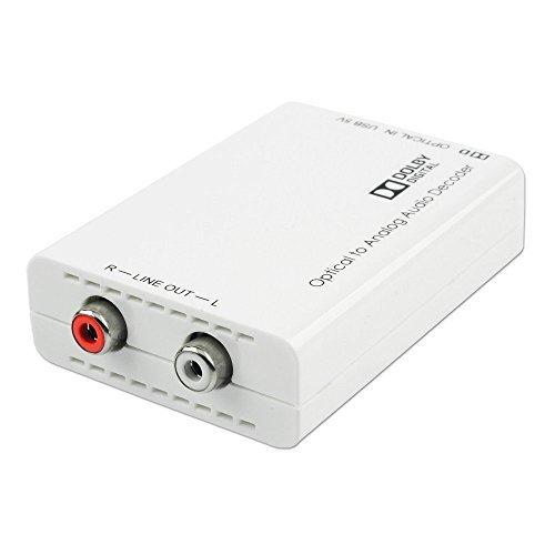 LINDY 光デジタルオーディオDACコンバータ、ドルビーデジタルデコーダー機能付(型番:70471)
