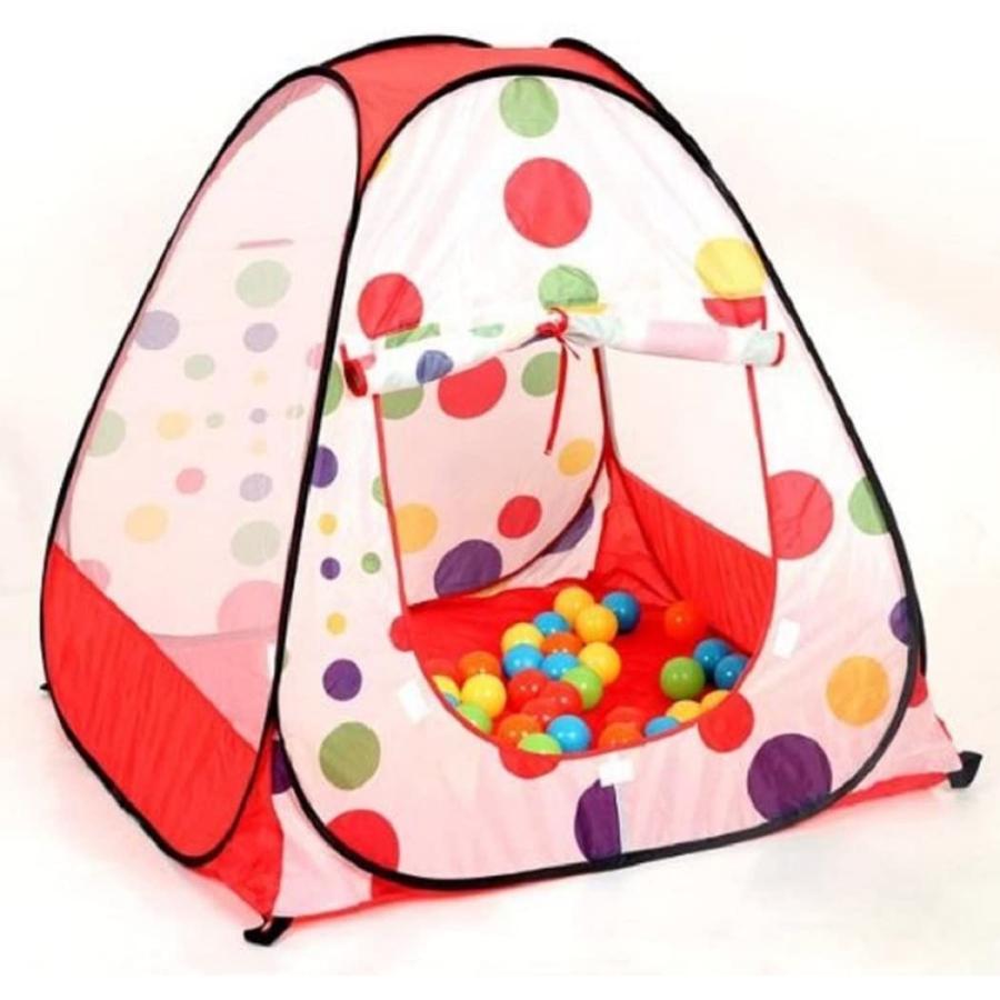 JISILI テント 子供用ボールハウス 専用収納ケース付き キッズ 幼児 ベビー用 室内 室外 テント 秘密基地