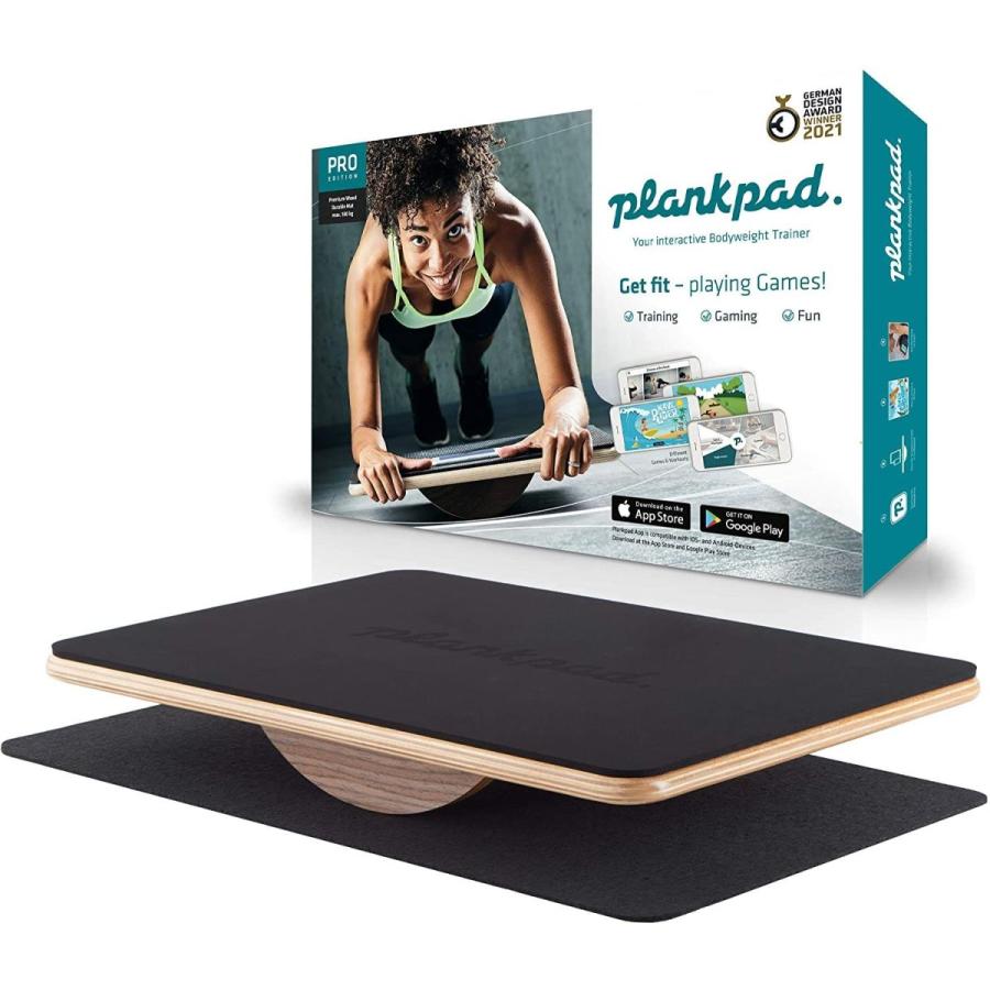 保障できる Plankpad Iosおよびandroid用トレーニングアプリ搭載バランスボード兼体重フィットネストレーナー メープルウッドとウォ 送料無料 Www Kmhsystems Com