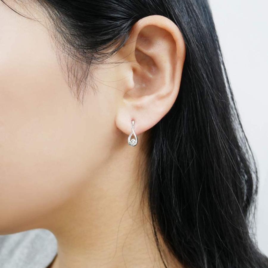 A7人気シール帳 ヴァンドーム青山 VENDOME AOYAMA プラチナ ダイヤモンド ドロップ ピアス APVA2518 DI 【RIZ1057533470】(37340円)