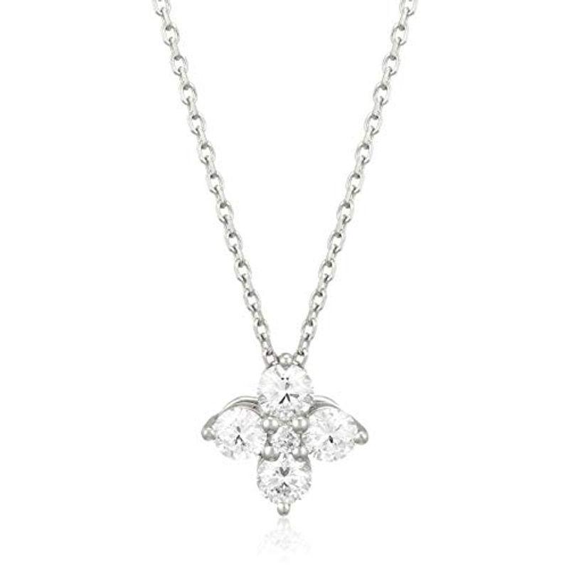 4℃(ヨンドシー) ダイヤモンド プラチナネックレス 111033125006