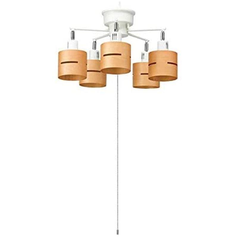 YAZAWA(ヤザワコーポレーション) 5灯ウッドセードシーリング ナチュラル CEX60X02NA YAZAWA ヤザワコーポレーション 5灯ウッドセードシーリング ナチュラル CEX60X02NA