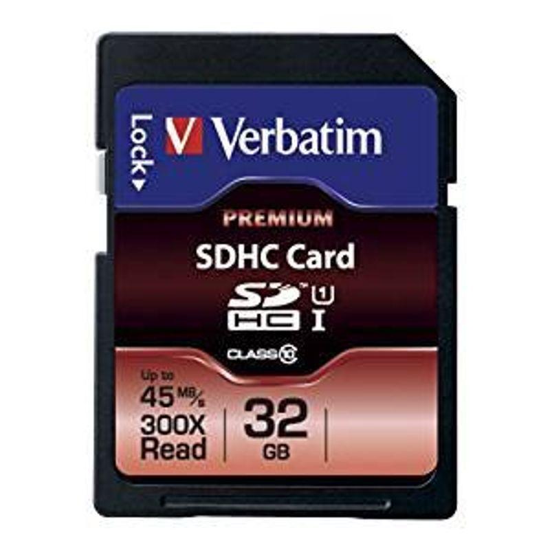 Verbatim バーベイタム SDHCメモリカード 32GB UHS1 U1 Class10 最大読込45MB/秒 SDHC32GJVB