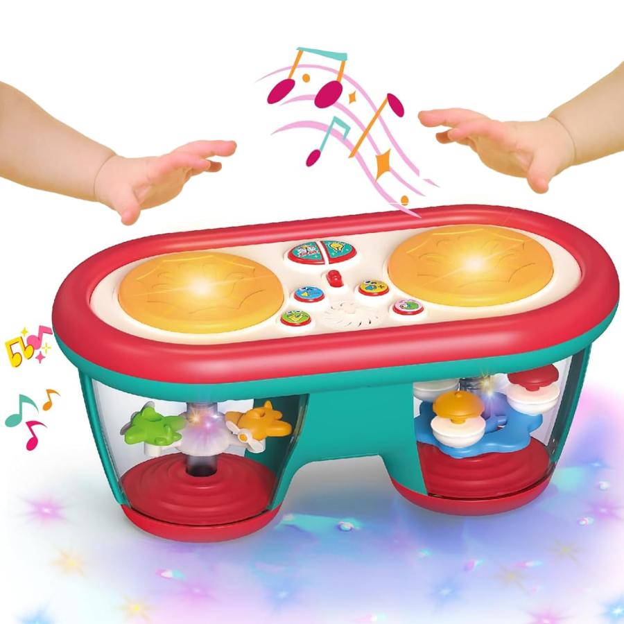 TENGEE おもちゃ 楽器 知育玩具 0歳1歳2歳3歳 ドラム 音楽おもちゃ