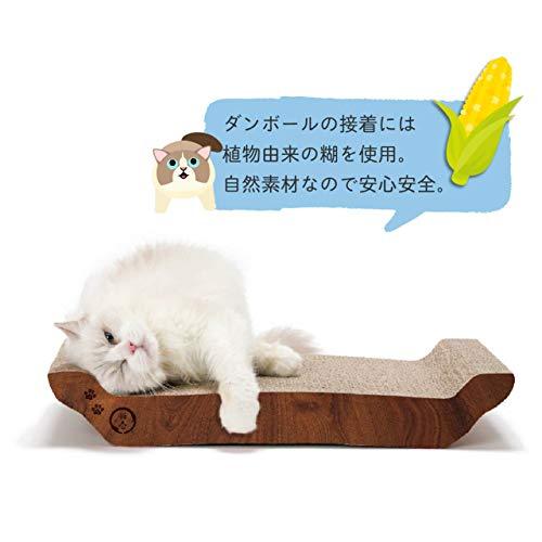 猫壱（necoichi） バリバリ ベッド L ダークブラウン｜hanamaru1｜05