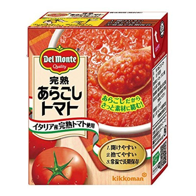 キッコーマン デルモンテ 完熟あらごしトマト 388g×6個 トマトソース、ケチャップ