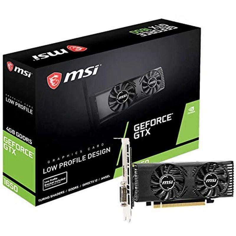 MSI(エムエスアイ) グラフィックボード NVIDIA GeForce GTX 1650 4GT LP 4GB GDDR5 HDMI DL