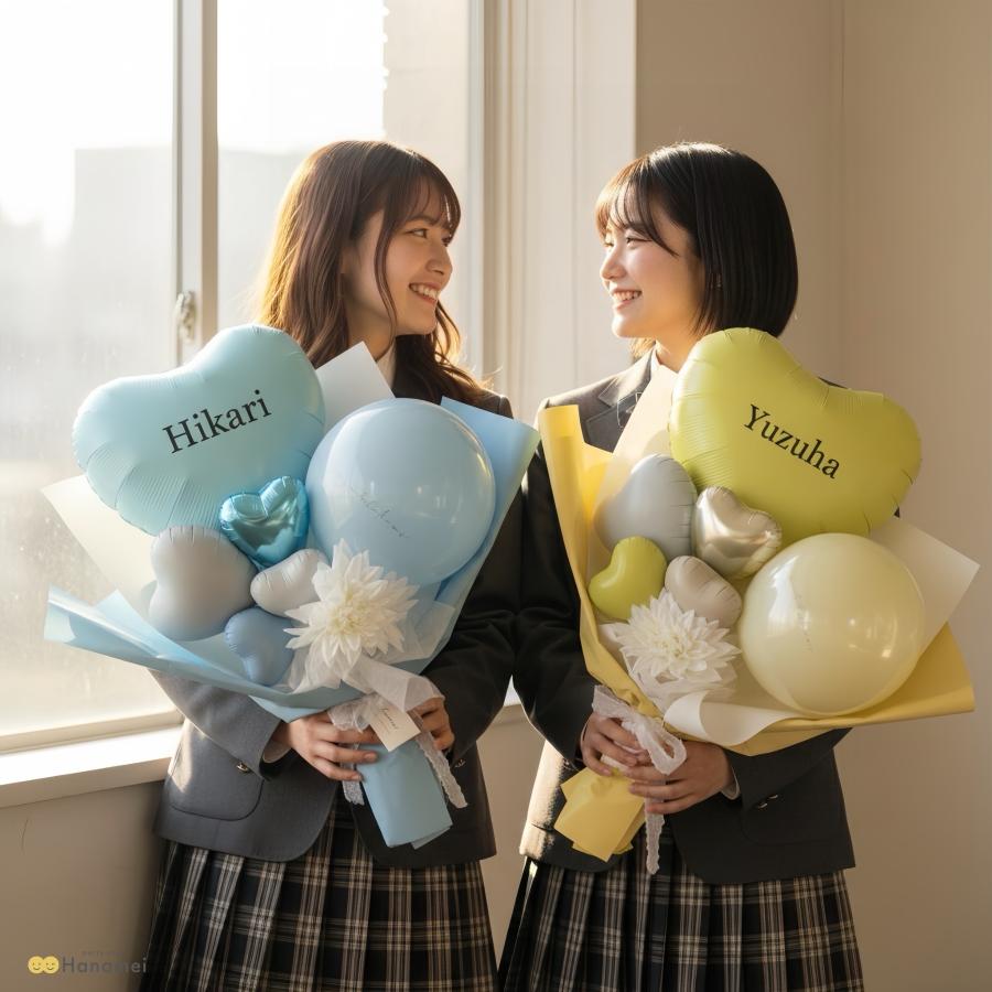 party shop Hanamei バルーン ブーケ 卒業お祝いブーケ L バルーン