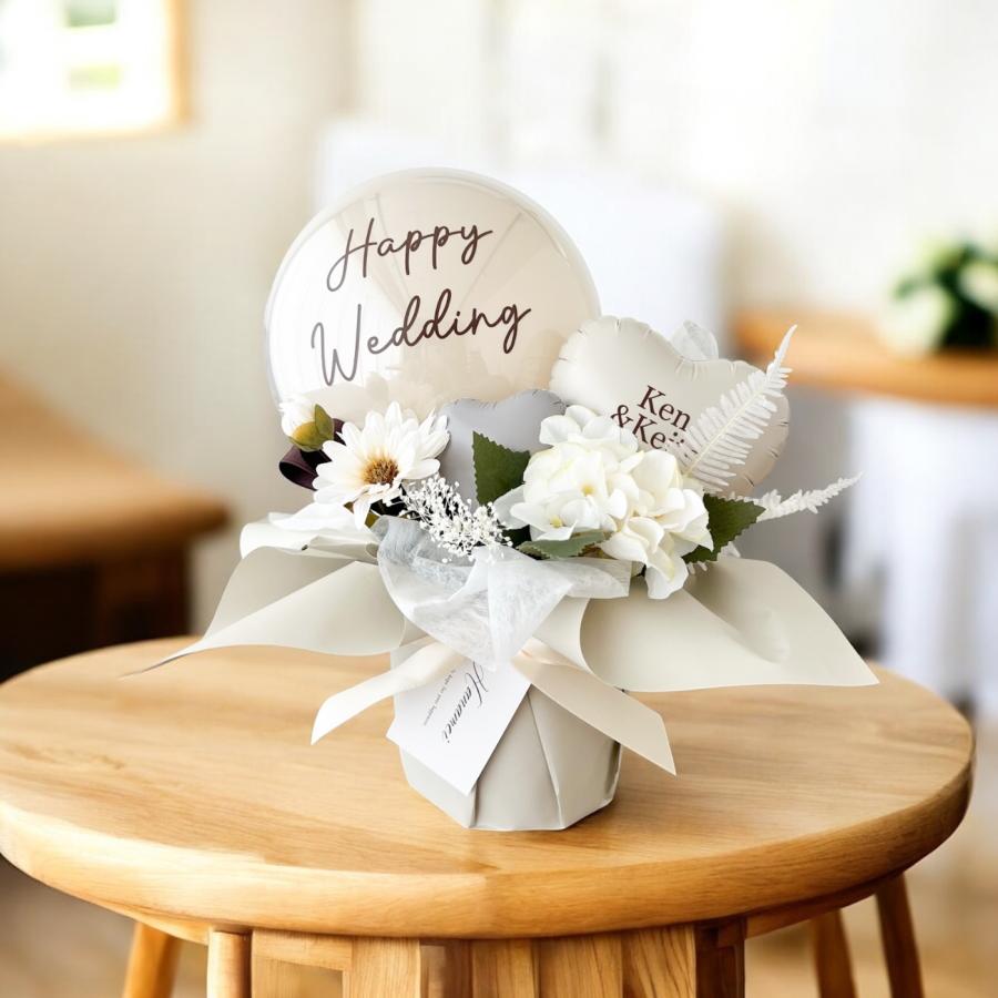 party shop Hanamei バルーン 電報 結婚式 祝電 バルーンギフト