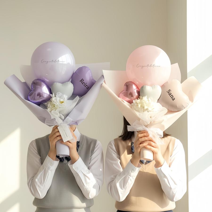 party shop Hanamei バルーン ブーケ 卒業お祝いブーケ M バルーン