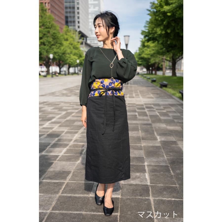 巻きスカート 巻スカート ラップスカート カフェエプロン 夏用