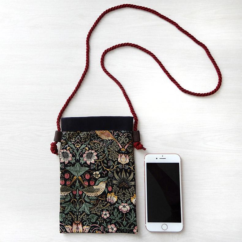 ショルダーストラップ バッグ用 紐 がま口 スマホ サコッシュ 単品 ブラック スマホショルダー スマホポーチ スマホケース 紐 ストラップ バッグ