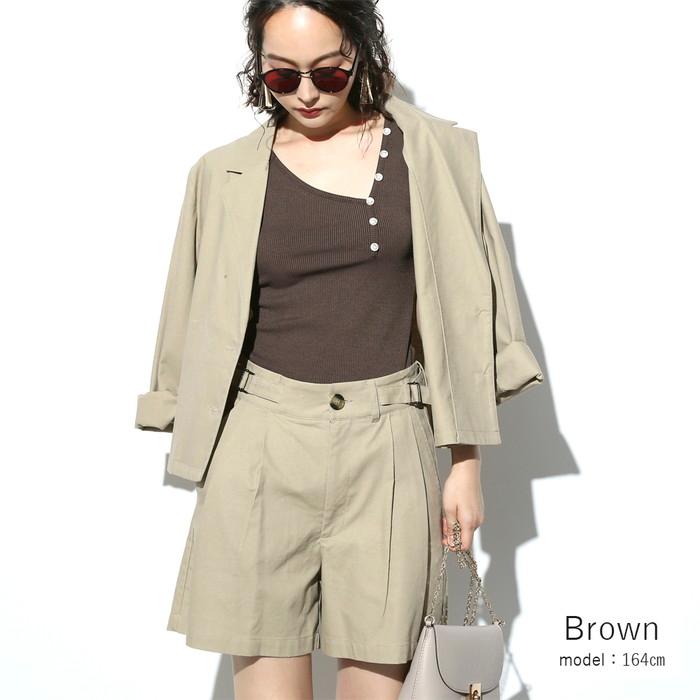 アシメタンクトップ ノースリーブ Tシャツ タンクトップ レディース アシンメトリー トップス 夏 かっこいい 無地 おしゃれ Bnt Hana Momo ハナモモ 通販 Yahoo ショッピング