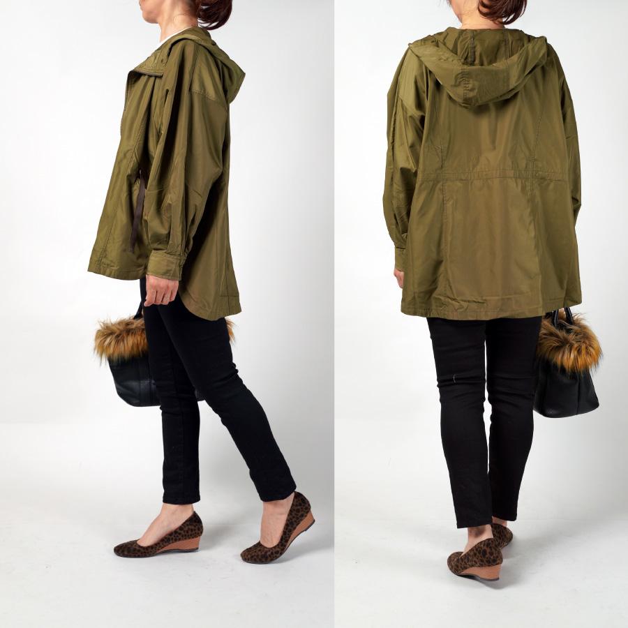 ミリタリー ジャケット マウンテンパーカー レディース おしゃれ 薄手 40代 50代 秋 アウター キャンプ q マンパ Mtbp Hana Momo ハナモモ 通販 Yahoo ショッピング