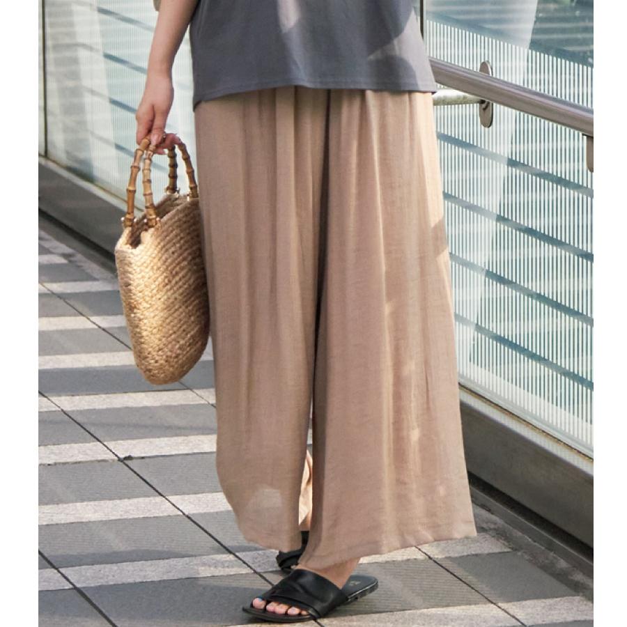 セール スカートパンツ ガウチョパンツ 夏 スカンツ コーデ 50代 ワイドパンツ レディース ワイドパンツルック 40代 Powaipa Hana Momo ハナモモ 通販 Yahoo ショッピング