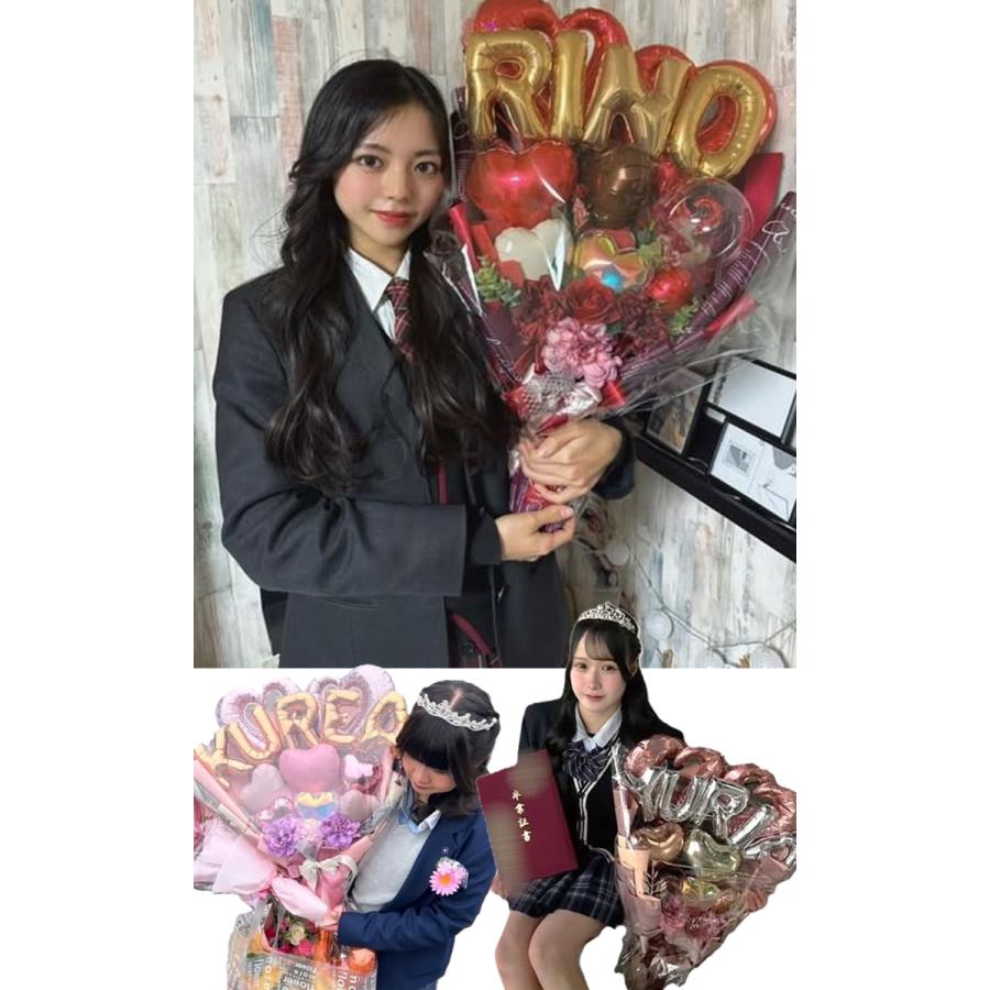 卒業式 バルーン 花束 成人式 周年祝い 開店祝い お誕生日 発表会 名前