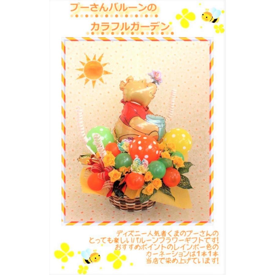 生花 プーさん レインボーカーネーション バルーン フラワー ギフト 誕生日 結婚式 発表会 卒業 開店祝い 周年祝い 退職 送別 出産祝い 卒業祝い 入学祝い 卒園 Balloon27 バルーン電報 花ギフト 花模様 通販 Yahoo ショッピング