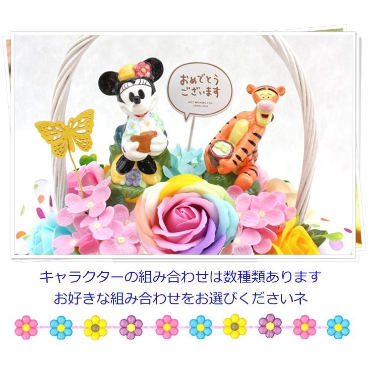 レインボーローズ ミッキー ミニー ディズニー キャラクター ソープフラワー お誕生日 結婚式 開店祝い Soapflower28 バルーン電報 花ギフト 花模様 通販 Yahoo ショッピング