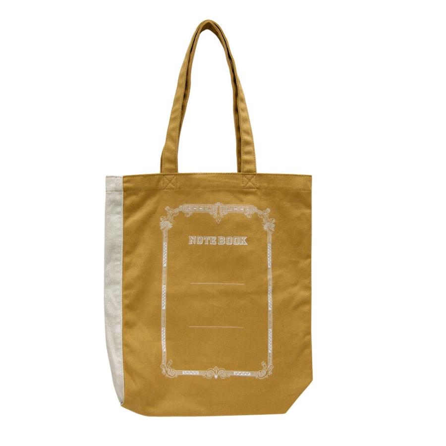 大きめサイズのトートバッグ ツバメ×CUBIX グレー、ネイビー、カラシ