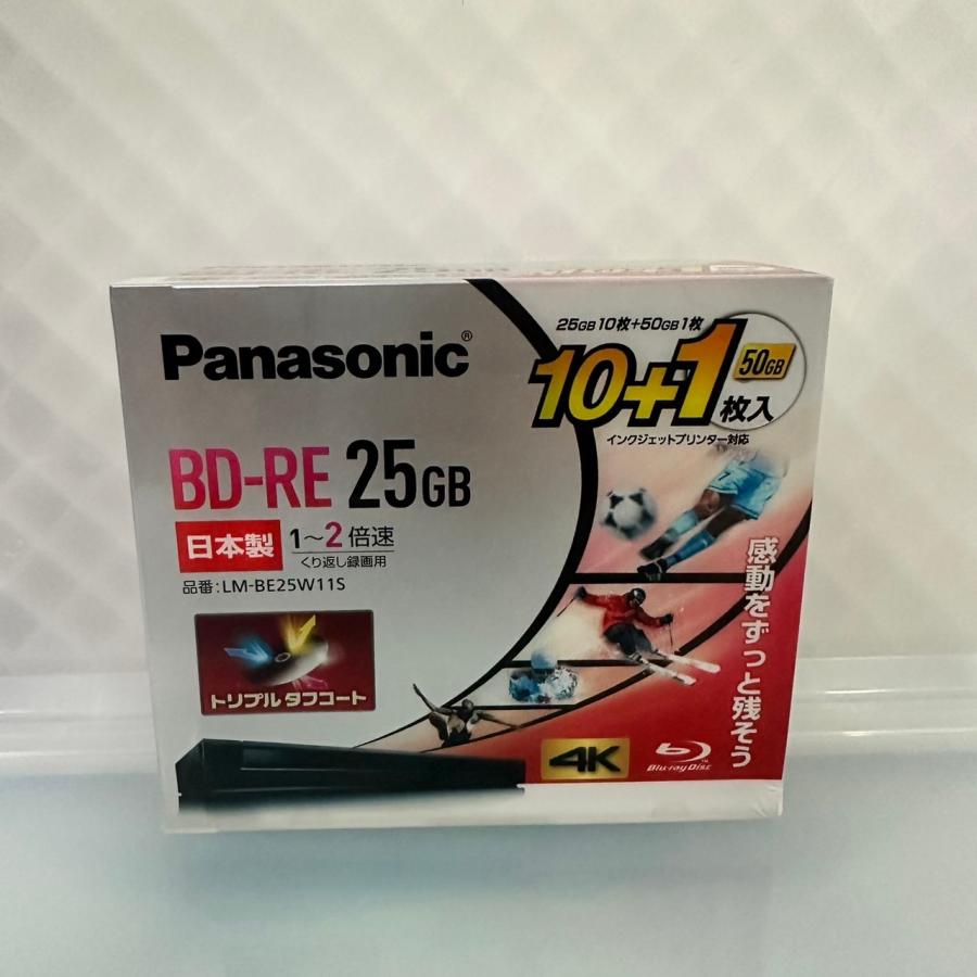 パナソニック 2倍速ブルーレイディスク(書換)25GB10枚+50GB1枚P LM 