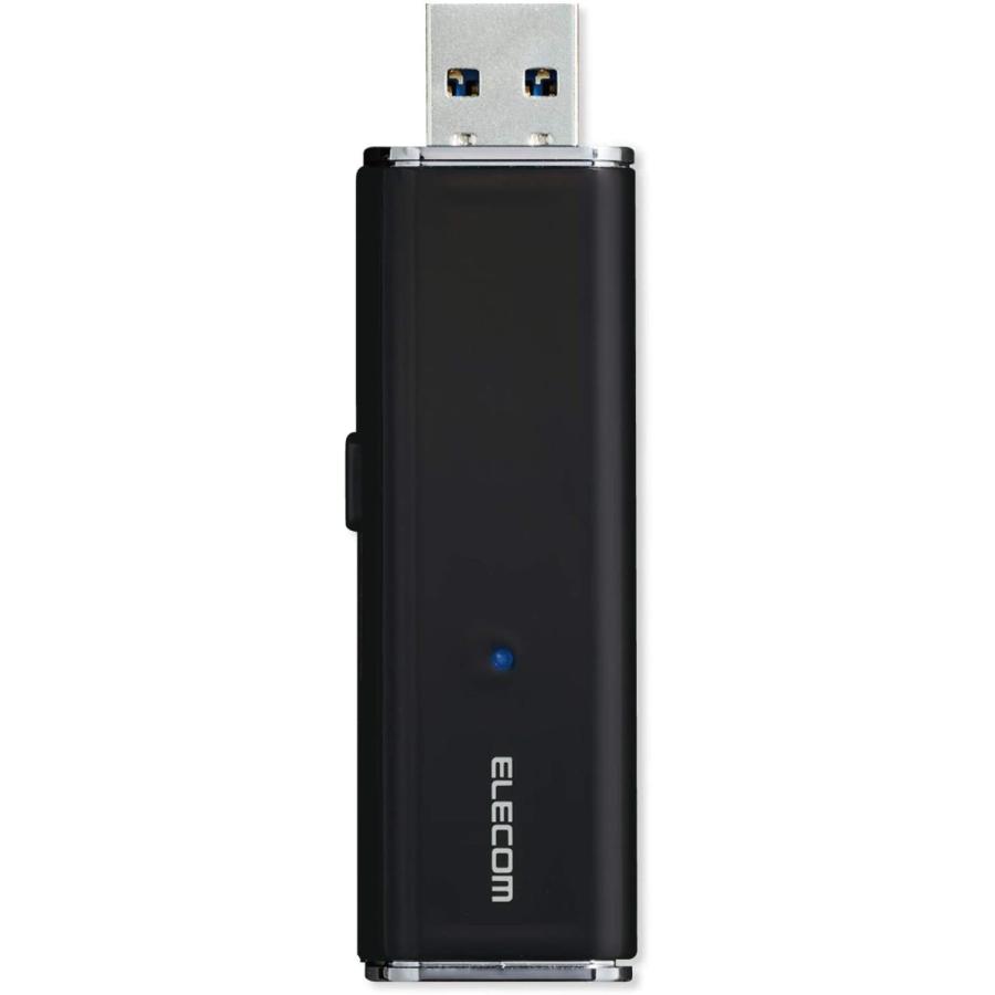 エレコム 販売 外付け ポータブルSSD 128GB 買い取り USB3.2 Gen1 ESD-EMN0128GBK スライド式 直挿しブラック