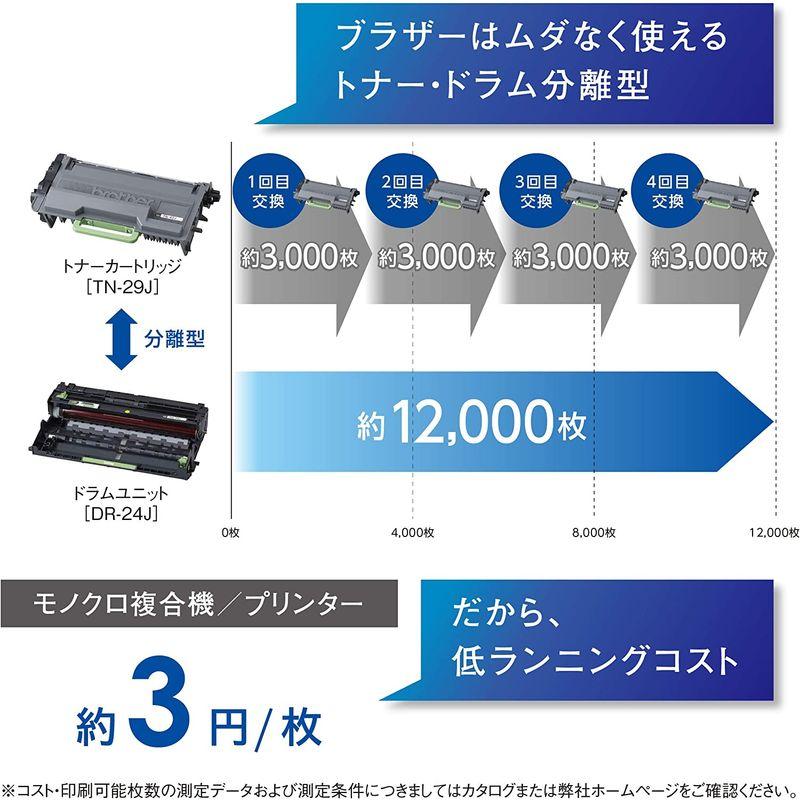 ブラザー レーザープリンター A4モノクロ HL-L2375DW (34PPM/両面印刷/有線・無線LAN/Wi-Fi Direct/テレワ｜hananooo｜06