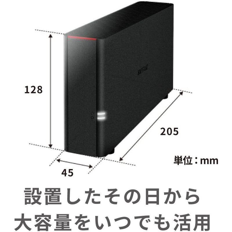 BUFFALO NAS スマホ/タブレット/PC対応 ネットワークHDD 2TB LS210D0201N エントリーモデル｜hananooo｜06