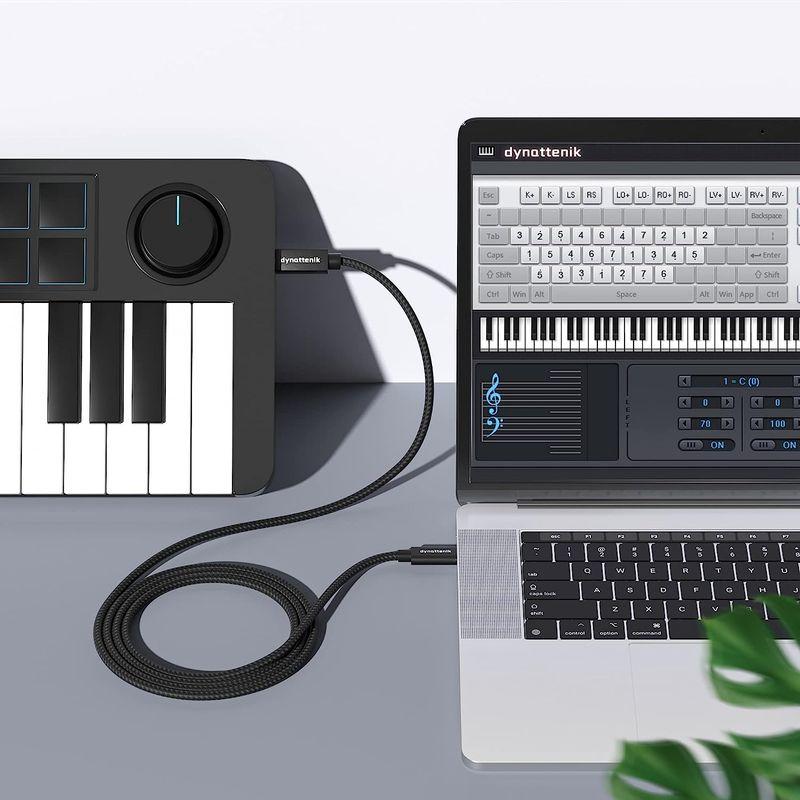 Dynattenik USB-C B MIDI変換インターフェース - 電子ピアノ、シンセサイザー、電子ドラム、ディオインターフェイス、など｜hananooo｜07
