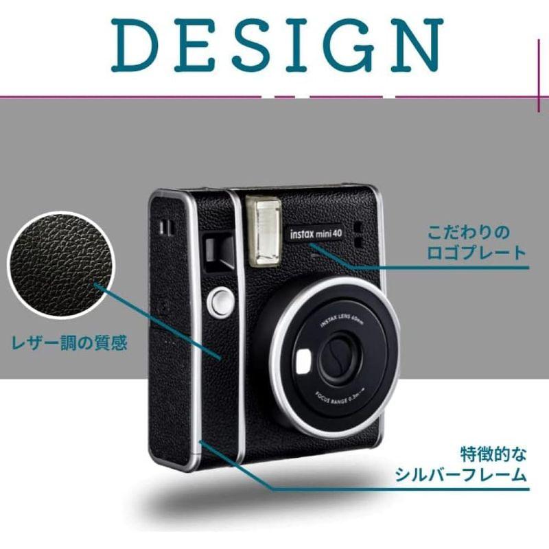 日本公式通販サイト 富士フイルム インスタントカメラ チェキ instax mini 40＆専用ケース＆フィルム20枚＆デコペン