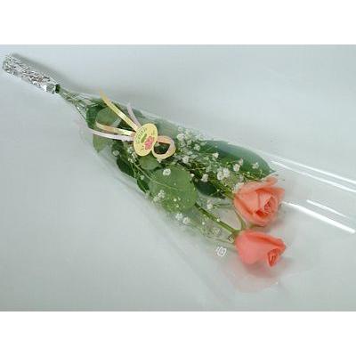 バラ2本とかすみ草のミニブーケ Mini Rose 花の助 通販 Yahoo ショッピング