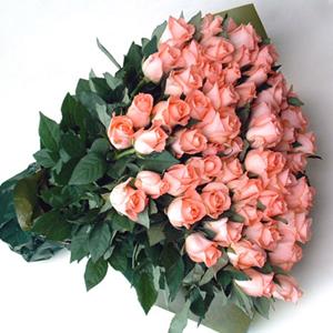 ピンクのバラの花束 1本｜hananosuke
