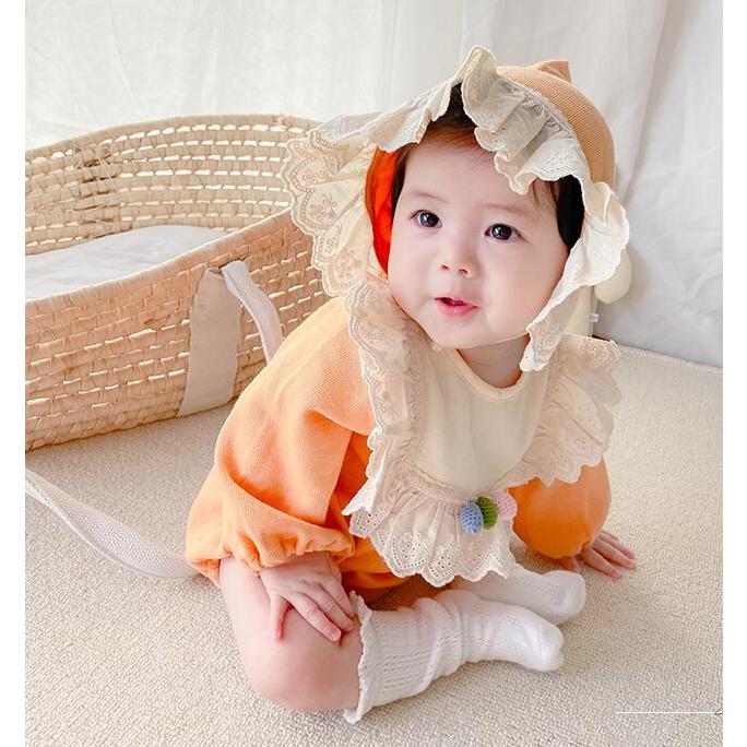 ベビーロンパース ベビー服 秋服 赤ちゃん 子供服 新生児 可愛い お出かけ フリル お姫様 赤ちゃん 出産祝 プレゼン66 73 80 90cm q38 花の海ストア 通販 Yahoo ショッピング