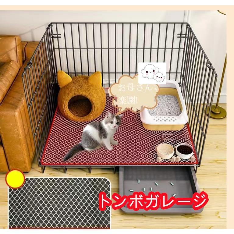 新品 新品猫用ケージ 大型 多頭飼い 組立簡単 折り畳み式 掃除しやすいネコ用ゲージ コンパクト高さ 錆びない キャットハウス｜hananoumi-store｜05