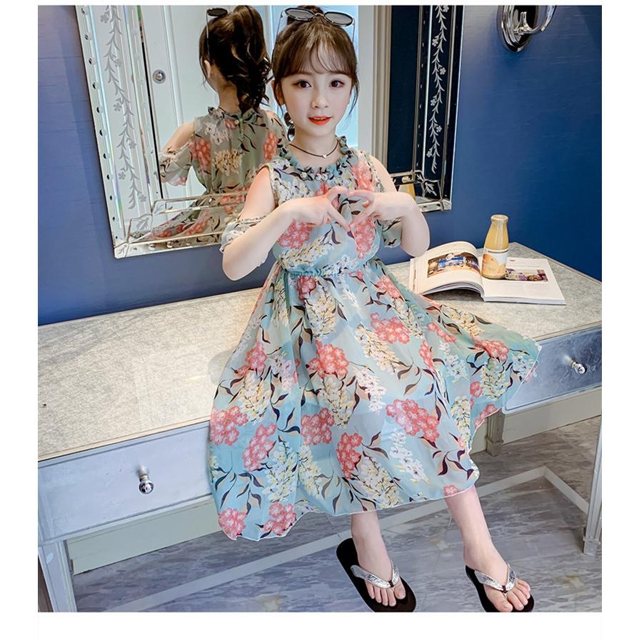 子供服 ワンピース 花柄 ノースリーブ 夏 女の子 キッズワンピース 薄手 花柄ワンピース チュニック 子供ドレス おしゃれ 可愛い 1 130 140 150cm 160cm Ctq29 花の海ストア 通販 Yahoo ショッピング
