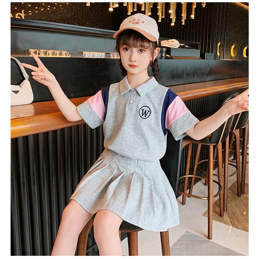 キナリ・ベージュ 新品 130cm ジャージスカート セットアップ 通販 韓国子供服 女の子 セットアップ お姫様 スカートセット オシャレ 可愛い 春秋 新作 キッズ ピンク スウェット 長袖 蝶結び柄 チェック柄スカート おしゃれ 2点セット 通学着 通園着 誕生日 結婚式 呼ばれ 旅行 お出かけ 春着 秋着 90cm 100cm 110cm 120cm 130cm