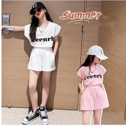 子供服 セットアップ 女の子 半袖 夏 2点セット 子供ジャージ ヒップ