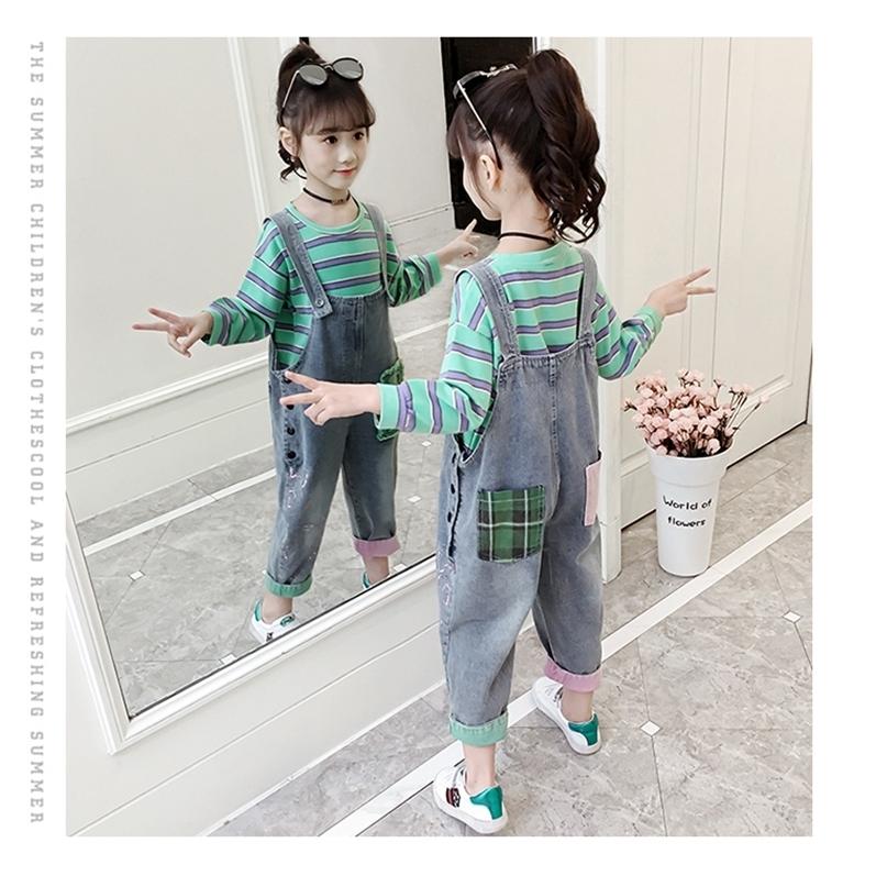子供服 セットアップ キッズ 女の子 春夏 サロペット デニム ブラウス シャツ オーバーオール キッズ おしゃれ 可愛い カジュアル 韓国子供服 1 160 Ctzh47 花の海ストア 通販 Yahoo ショッピング