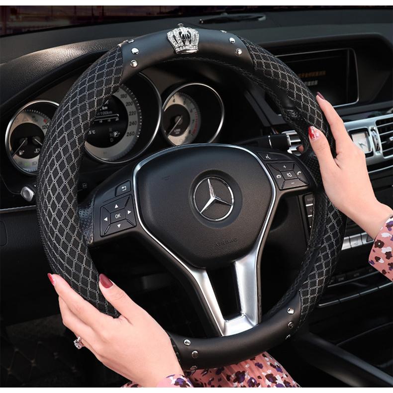 ハンドルカバー 軽自動車 ステアリングカバー キラキラ おしゃれ 可愛い Mサイズ 38cm 女子 Cy13 花の海ストア 通販 Yahoo ショッピング