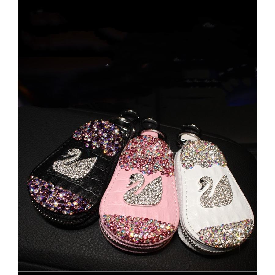 キーケース レディース キーホルダー スマートキーケース 車の鍵 ケース キラキラ かわいい Cyy7 花の海ストア 通販 Yahoo ショッピング