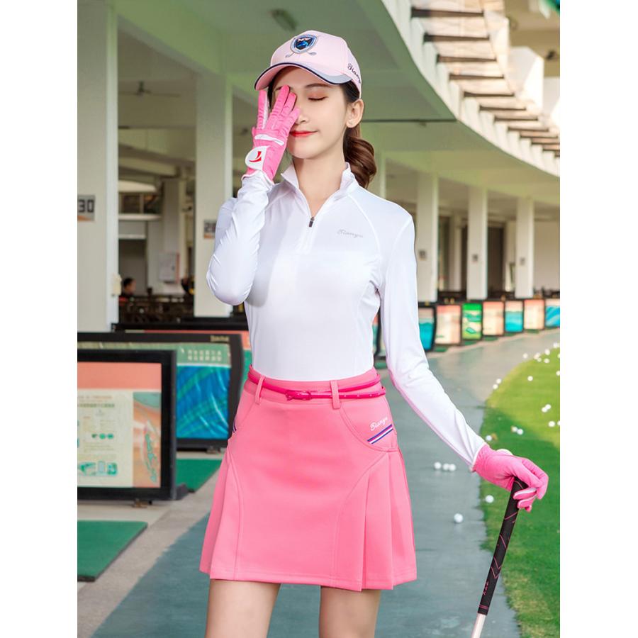 インナーパンツ一体型 ゴルフウェア レディース スカート スポーティー ゴルフ 無地 可愛い ミニスカート インナーパンツ付き Gef16 花の海ストア 通販 Yahoo ショッピング