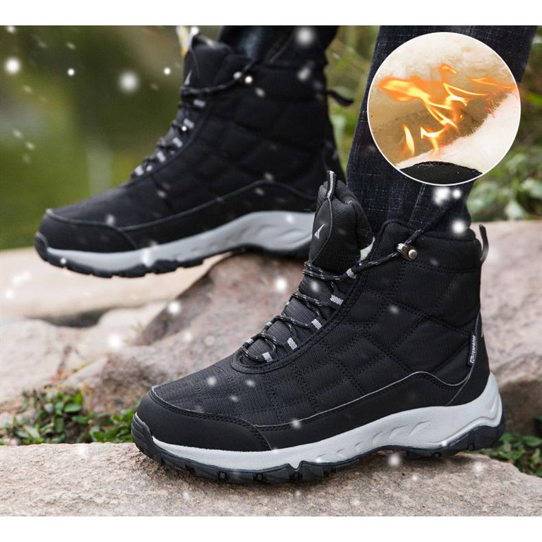 スノーブーツ メンズ 大人 雪遊び 靴 冬 雪靴 スノーシューズ 防寒 防滑 防水 裏起毛 暖か ショートブーツ 滑らない ブーツ プレゼント Hxz15 花の海ストア 通販 Yahoo ショッピング