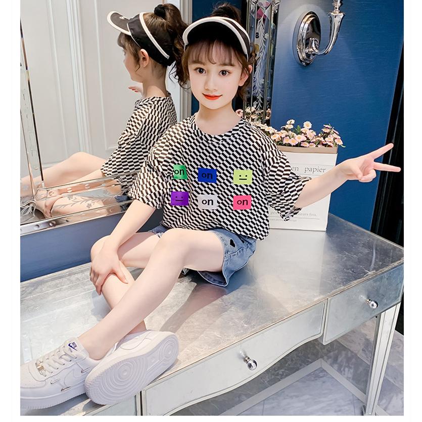 tシャツ キッズ 半袖 韓国子供服 女の子 トップス ブラウス 綿