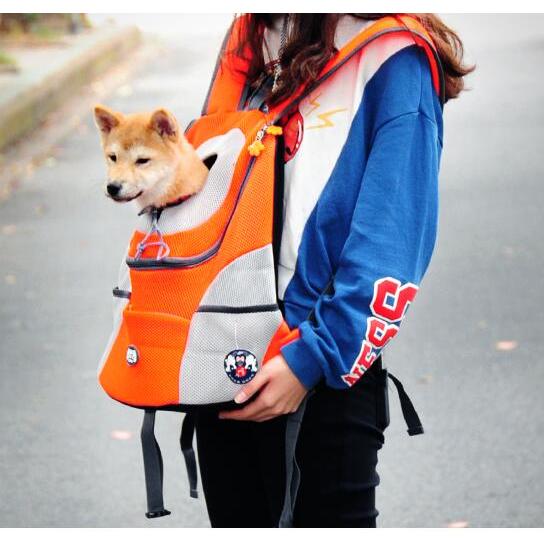 ペット用品 ペットリュックサック 通気性抜群 キャリーバッグ ペット用 犬 抱っこ紐 お出かけ 通院 犬用品 ワンちゃん バックパック Mg50 花の海ストア 通販 Yahoo ショッピング